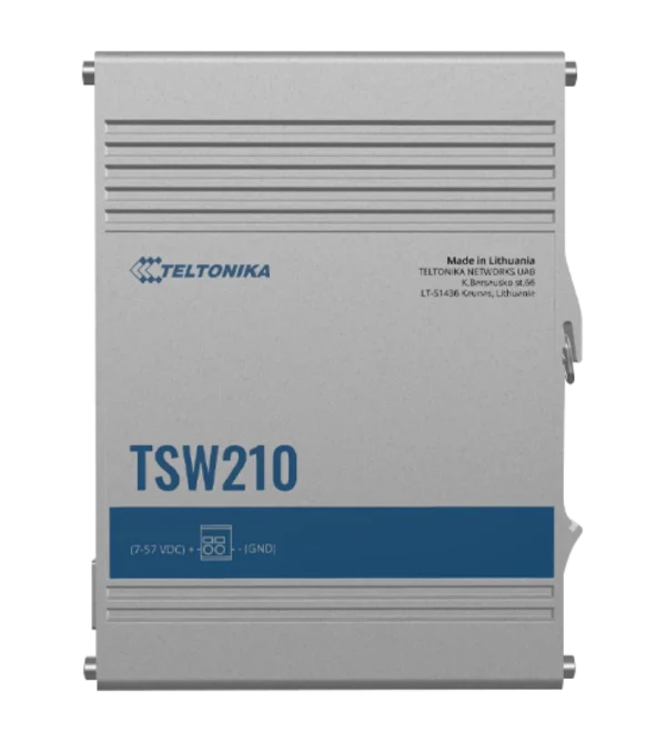 Teltonika - TSW210  INDUSTRIAL ETHERNET SWITCH