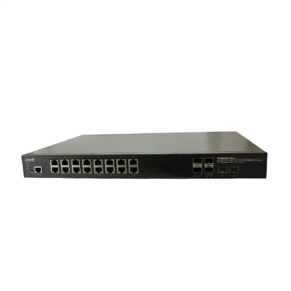 Lantronix SISPM1040-3166-L -  Managed Industrial Gig Switch PoE+ (16 Port)