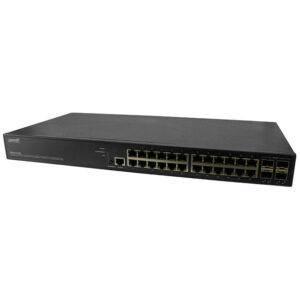 Lantronix SM24TAT4XB  Managed Gigabit Ethernet PoE+ Switch