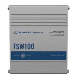 Teltonika - TSW100  INDUSTRIAL POE+ ETHERNET SWITCH